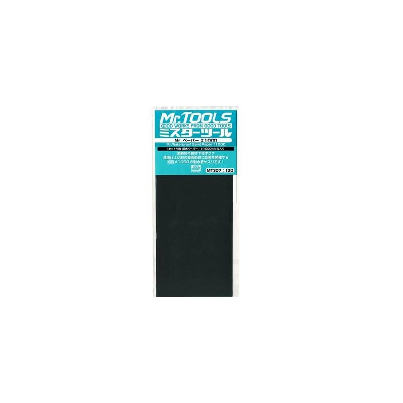 Papel de lija, 1000 g. MR HOBBY MT307