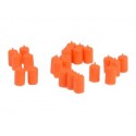 Butane bottles, orange. 87Train 222.33