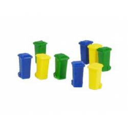 Contentores de lixo.