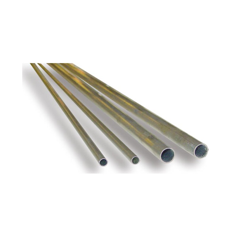 Tubo de latón, 6 x 0,50 mm. HIRSCH 826050