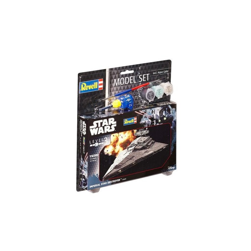 Star Wars: Destructor imperial con pinturas. REVELL 63609