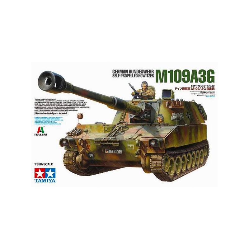 Self-propelled howitzer M109A3G. TAMIYA 37022