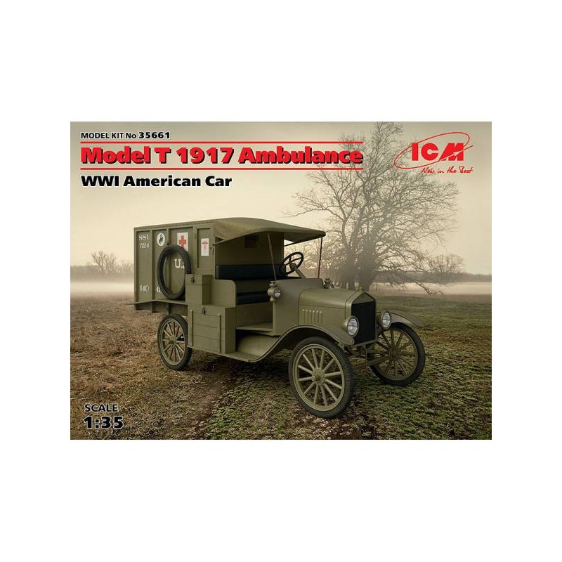 Ambulancia Ford T 1917. ICM 35661