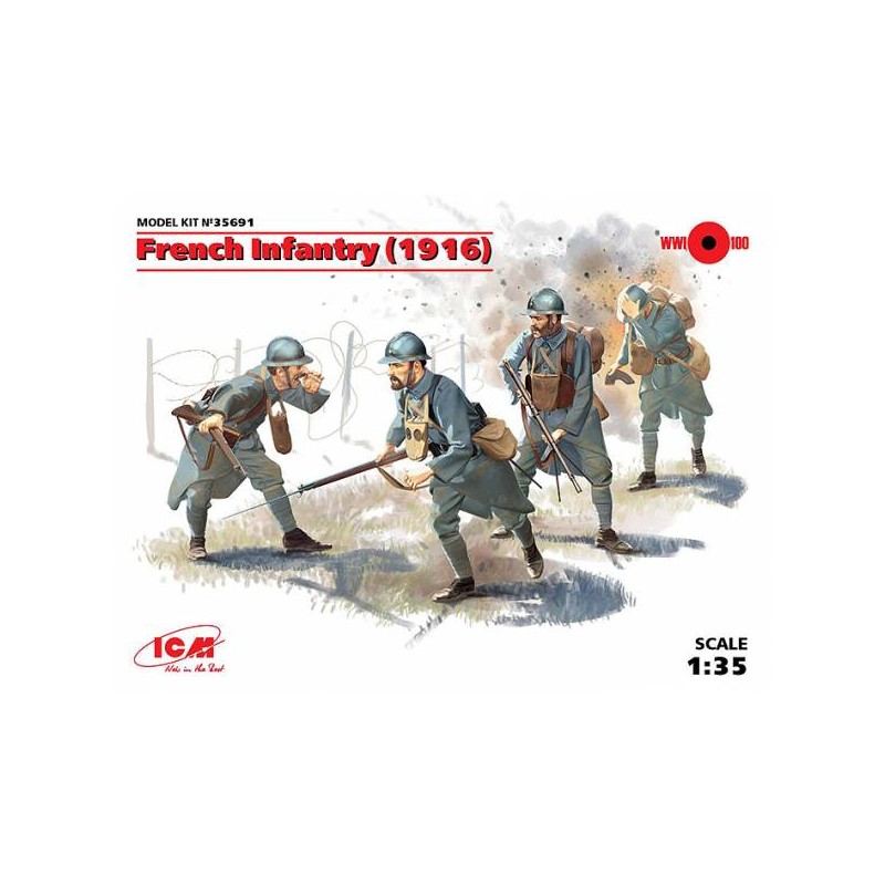 French infantry. ICM 35691 French infantry. ICM 35691