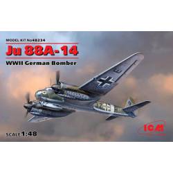 German bomber JU 88A- 14.
