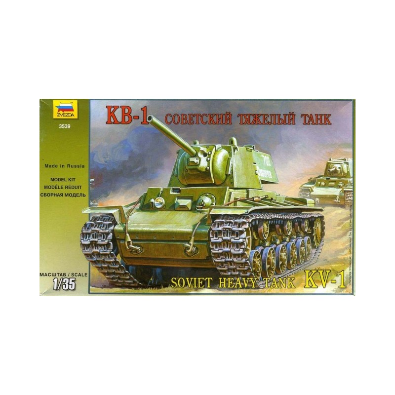 Carro soviético KV-1. ZVEZDA 3539