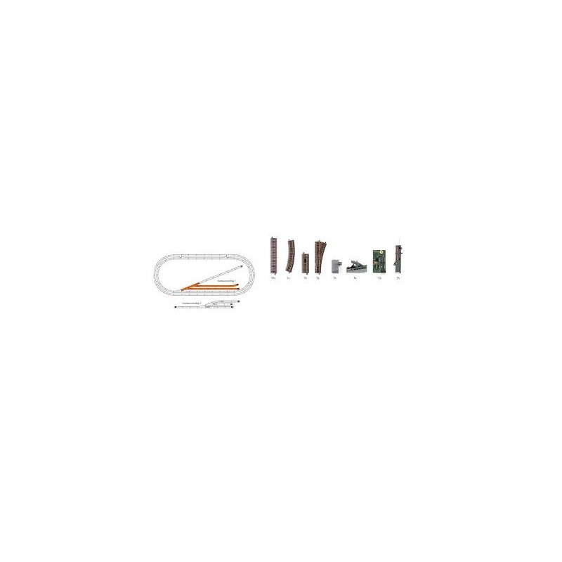 Set complementario de vías. ROCO 51251 Set complementario de vías. ROCO 51251