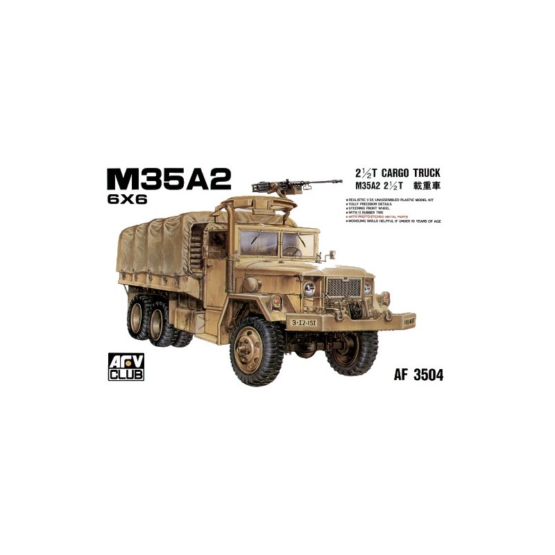 M35A2 1/2 cargo truck. AFV CLUB 35004