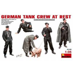 German tank crew at rest.