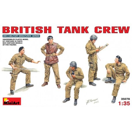 British tank crew. MINIART 35078