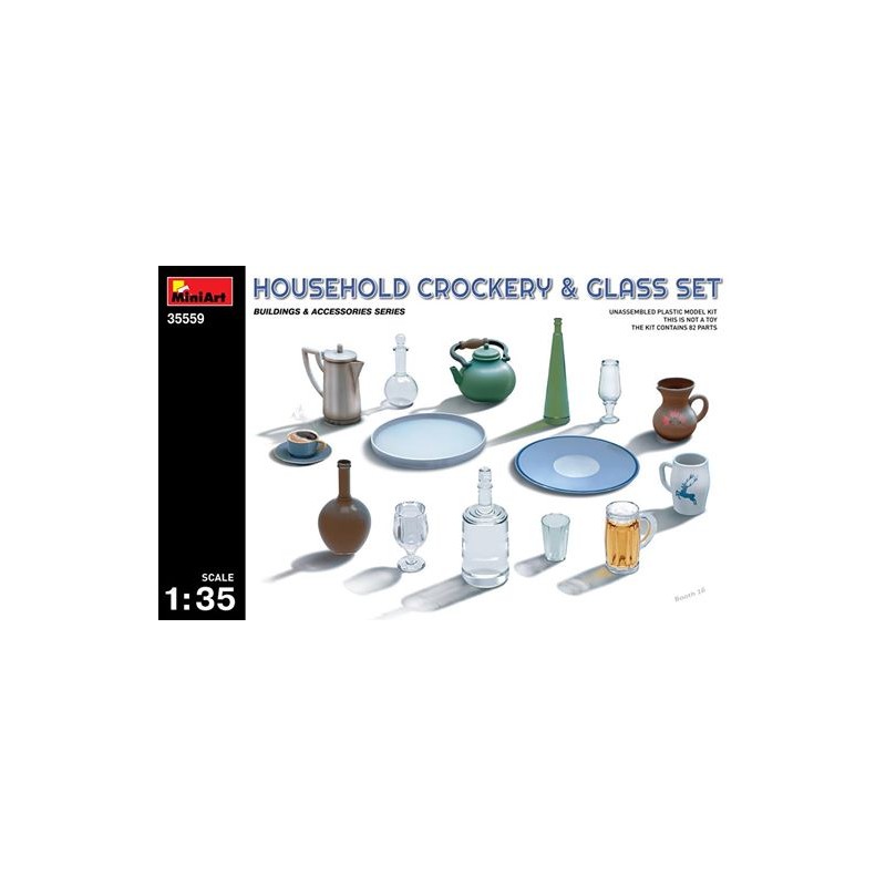 Vajilla y cristalería. MINIART 35559