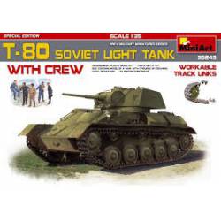 T-80 soviet light tank.