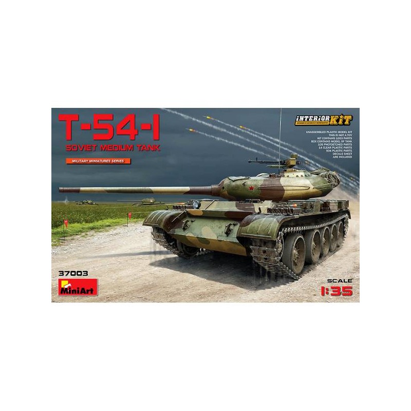 Carro soviético T-54-I. MINIART 37003