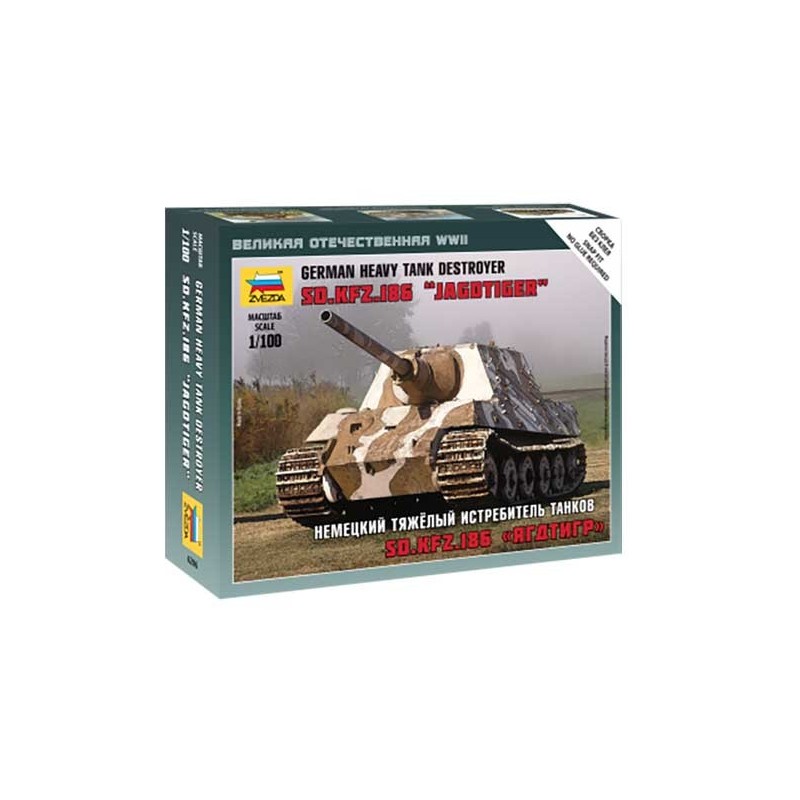 Destructor alemán Sd.Kfz.186 "Jagdtiger". ZVEZDA 6206
