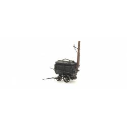 Tar tank cart. 