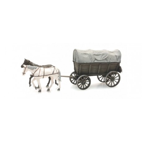 Coal cart with horse. ARTITEC 387.285. Ready made