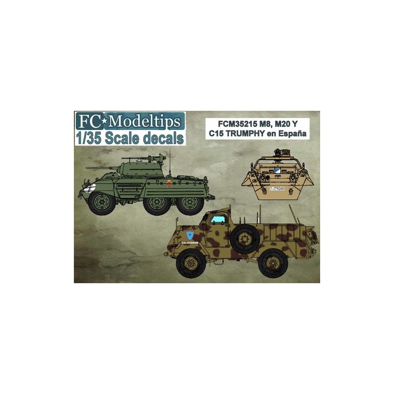 Calcas: M8, M20 y Trumphy en España. FCMODELTIPS 35215