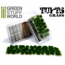 Grass tufts, dark green. 6 mm. GREEN STUFF WORLD 362448