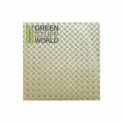 Double diamond textured sheet.