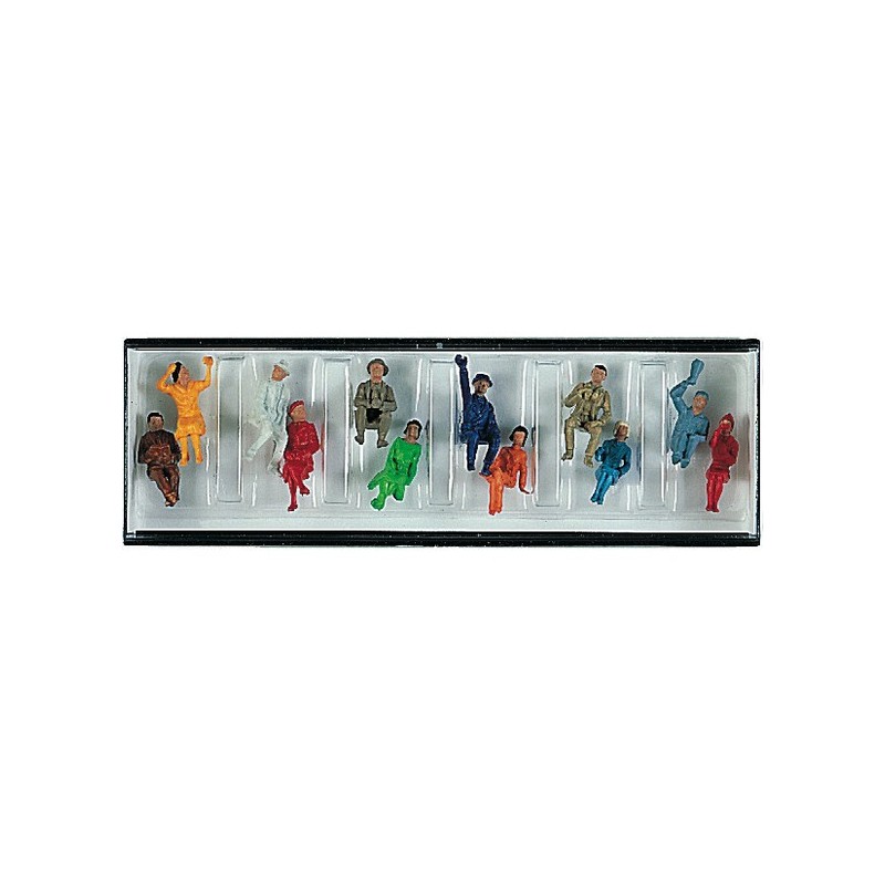 Set de 12 figuras sentadas. FLEISCHMANN 647001