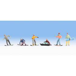 Snowboarden.