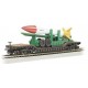 Flat car with misil. BACHMANN 71391