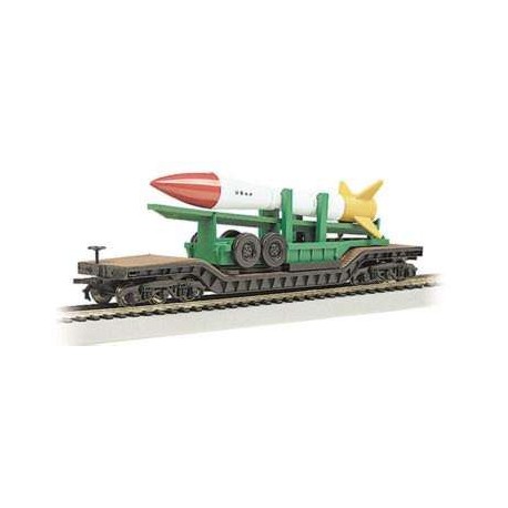 Flat car with misil. BACHMANN 71391