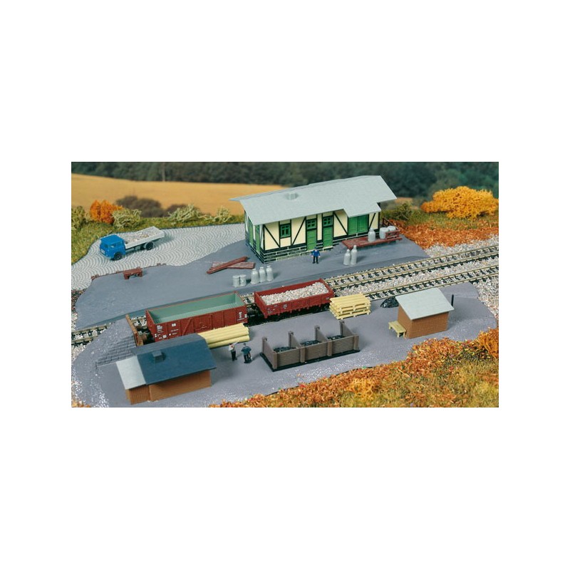 Freight shed with loading dock. AUHAGEN 14451