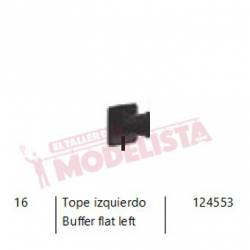 Buffer flat left, RENFE 333. ROCO 124553