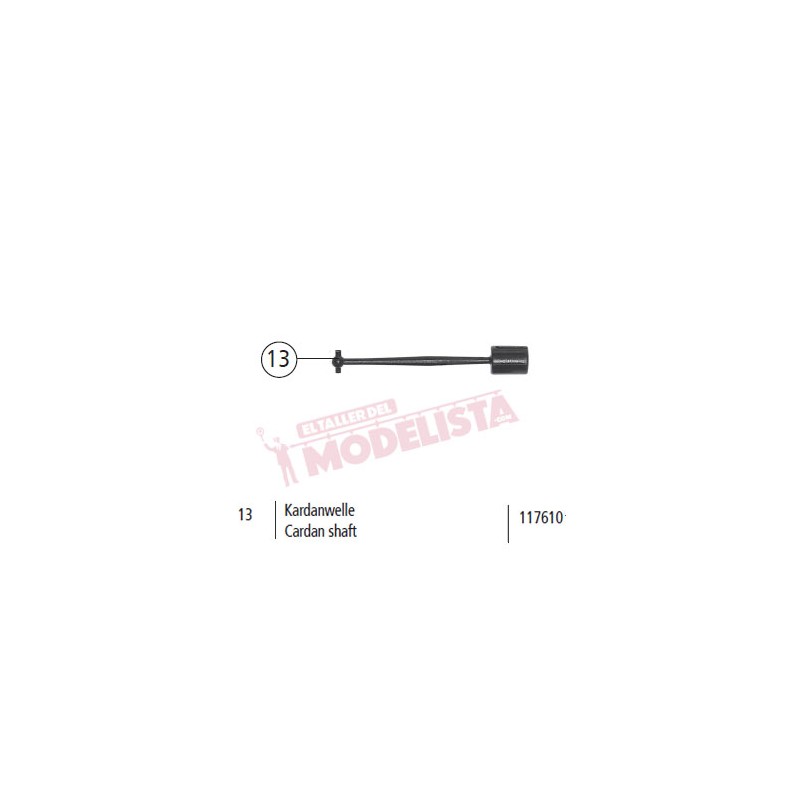 Cardan shaft, RENFE 333. ROCO 117610