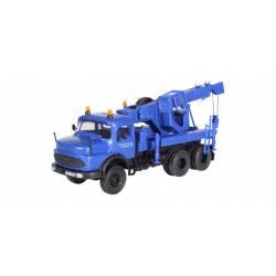 THW MB truck with recovery crane. KIBRI 18459