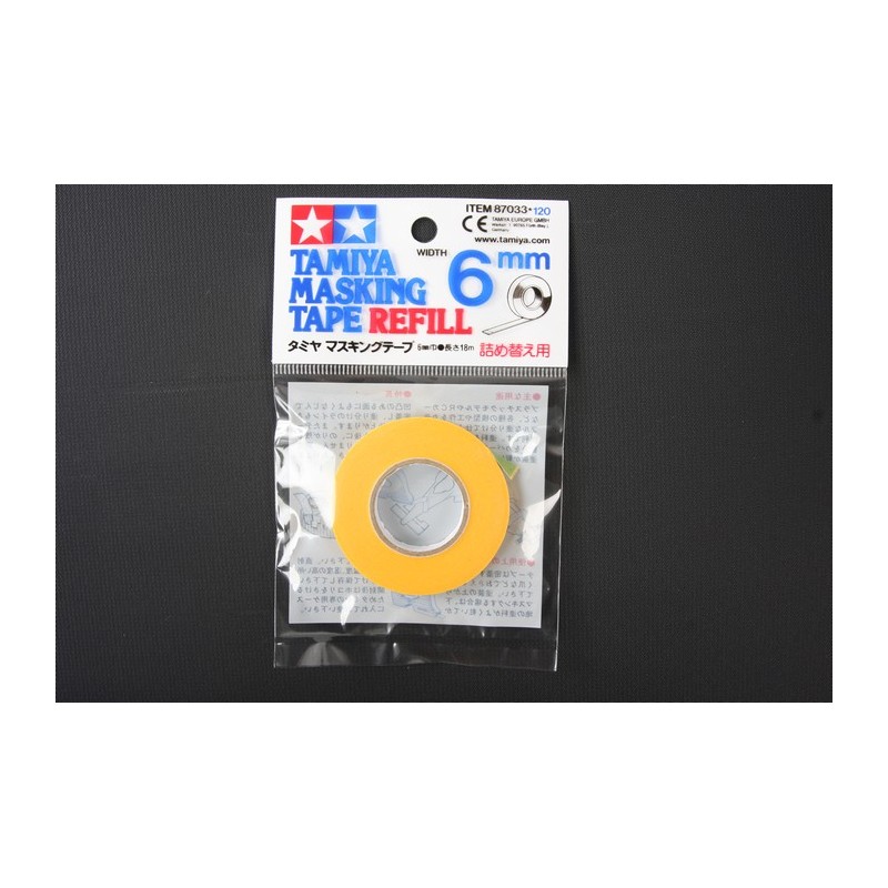 Cinta de enmascarar de 6 mm. TAMIYA 87033