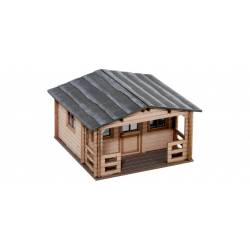 Garden plot shed.