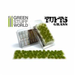 Grass tufts, realistic green. 6 mm. GREEN STUFF WORLD 362455