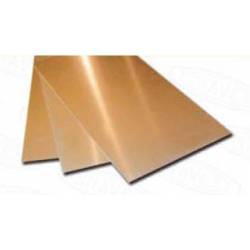 Brass sheet 0,4 mm. 400x200 mm. HIRSCH 8304