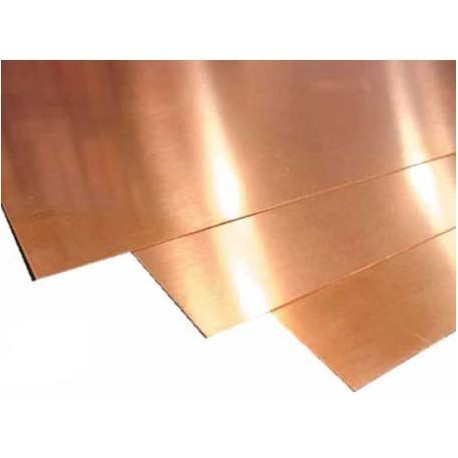 Plancha de cobre. 0,5 mm. 400 x 200 mm. HIRSCH 8505