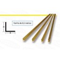 Brass profile L. 2,5 x 1,5 mm. HIRSCH 752515 Brass profile L. 2,5 x 1,5 mm. HIRSCH 752515