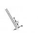 Styrene ladder, 2 mm. PLASTRUCT 90671