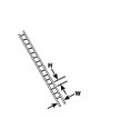 Styrene ladder, 2 mm. PLASTRUCT 90671