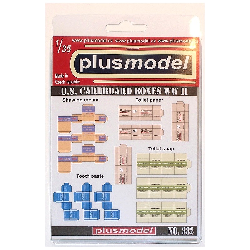 Cajas de raciones USA. PLUS MODEL 382