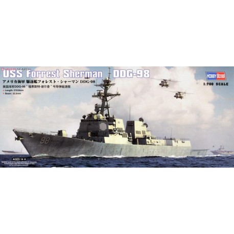 USS Forrest Sherman DDG-98. HOBBY BOSS 83414