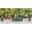 12 Park Benches. BUSCH 1149
