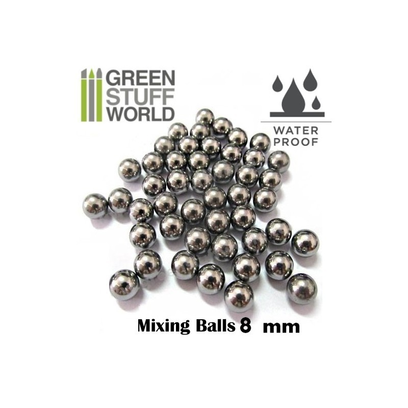 Bolas mezcladoras, 8 mm. GREEN STUFF 9031 Bolas mezcladoras, 8 mm. GREEN STUFF 9031