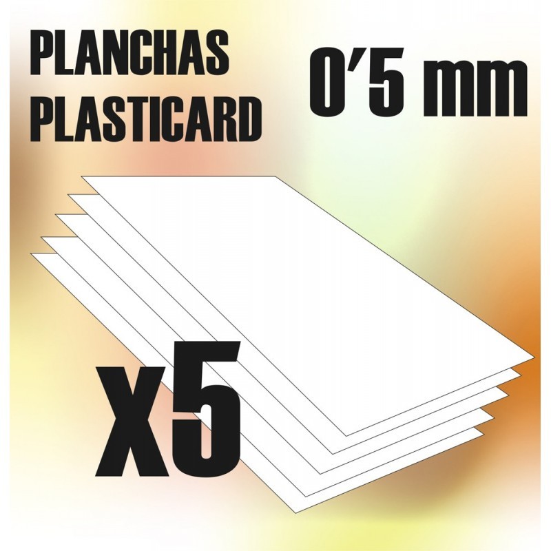Plasticard, 0,5 mm (x5). GREEN STUFF WORLD 9105 Plasticard, 0,5 mm (x5). GREEN STUFF WORLD 9105