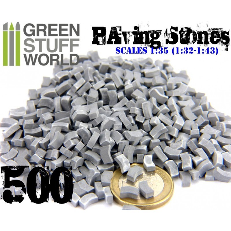 Adoquines grises (x500). GREEN STUFF WORLD 367085 Adoquines grises (x500). GREEN STUFF WORLD 367085