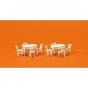 Tables and chairs. PREISER 17217