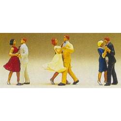 Dancing couples.