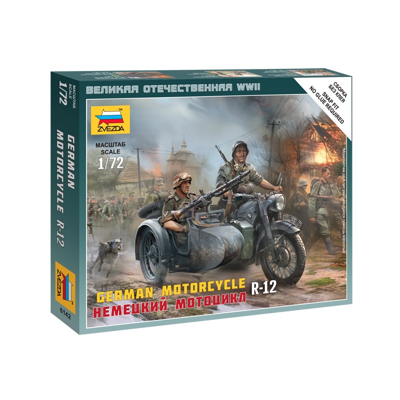 German motorcycle R-12. ZVEZDA 6142