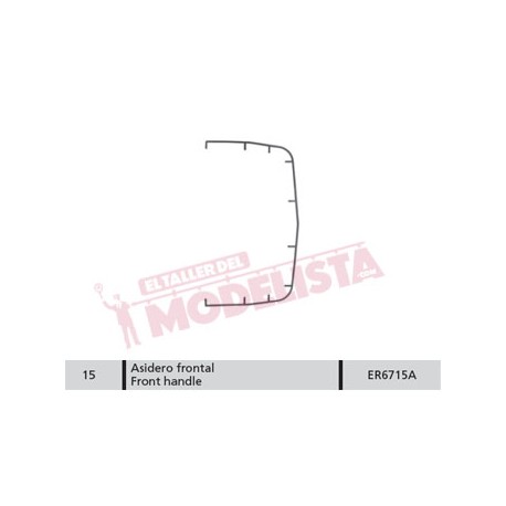 Front handle for RENFE class 8604. ELECTROTREN ER6715A