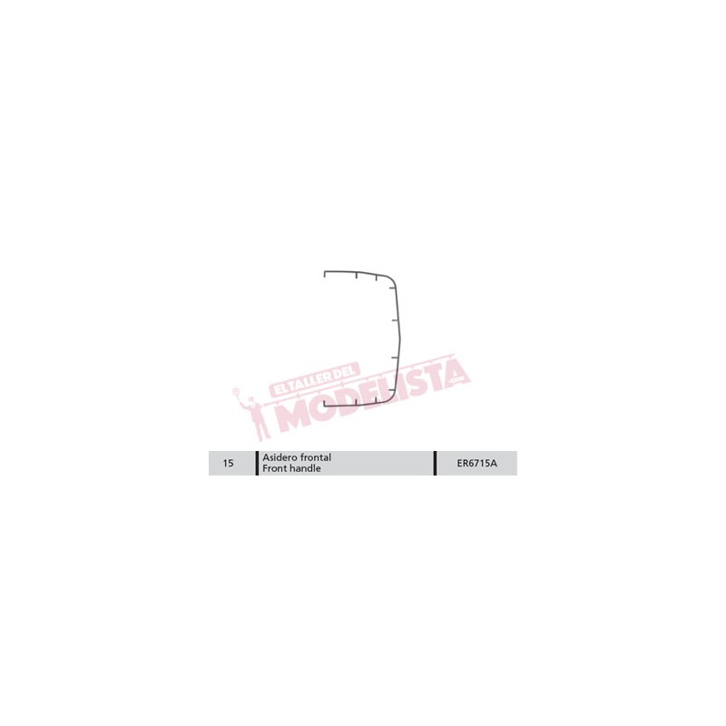 Front handle for RENFE class 8604.